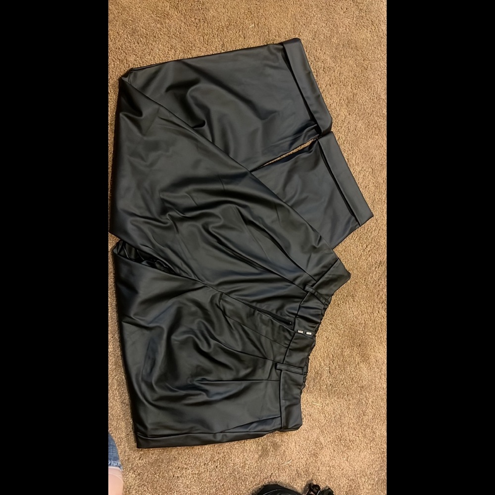 Pleather Trousers